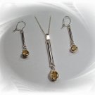 Artisian Handcrafted Designer Sterling Silver Dangle Earrings with Roses