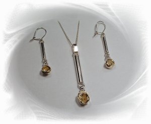 Artisian Handcrafted Designer Sterling Silver Dangle Earrings with Roses