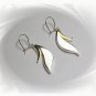 10 pairs of Sterling Silver Two Tone Drop Dangle Earrings, Wholesale