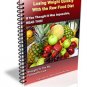 Losing Weight With the Raw Food Diet Ebook