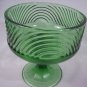 E.O. Brody Beautiful Green Depression Glass Vase