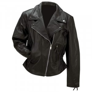 Rocky Mountain Hides&acirc;�&cent; Solid Genuine Buffalo Leather Ladies&acirc;�� Jacket