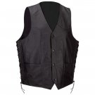 Diamond Plate™ Solid Genuine Leather Vest