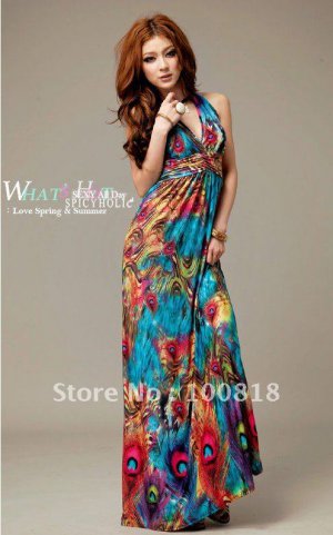 Bohemian Womens Summer Long MAXI Dress Sexy Dress