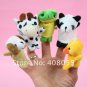 Animal Finger Puppet Free shipping 10pcs/lot plush toy role play learing toy