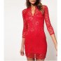 LITTLE black dress party evening elegant Mini Lace Dress clubbing elegant
