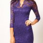 LITTLE black dress party evening elegant Mini Lace Dress clubbing elegant
