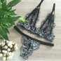 Women's Underwear Bra Set Sexy Lace Brassiere Thongs Panties Briefs Bras Sets