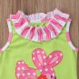 New baby girls toddler 2pc outfits clothing bunny clothes