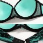 women sexy brief bra Sets plus sizes Embroidery women Underwear panty set rose