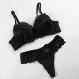 Sexy Lace Bra Sets Briefs French Romantic G String Lingerie Push Up bras yellow