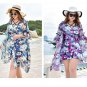 Plus Size Swimsuit Sexy womens Swimwear Brazilian Bikini Three Pieces Cover Up