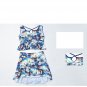 Plus Size Swimsuit Sexy womens Swimwear Brazilian Bikini Three Pieces Cover Up