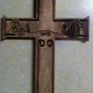 Cross with roses
