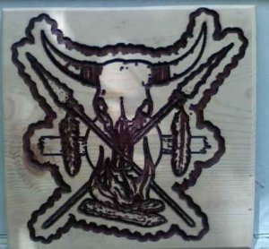 Native American wall plaque