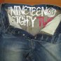 NEXT MEN'S JEANS regular 34X33.5" medium blue denim
