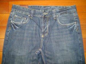 TIMBERLAND MEN'S JEANS raywood regular comfort fit 34X33" dark blue denim