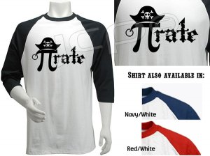 Math Pi Pirate Team Jersey Shirt Great for any teacher
