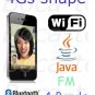 WiFi Ultra Thin 9.3mm 3.5 inch Screen Dual SIM Dual Camera Quad-Band Unlocked Cell Phone