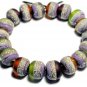 Handmade Lampworked Glass Beads Fine Italian Silver 03