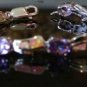 PINK FIRE OPAL AMETHYST 925 STERLING SILVER BRACELET B3