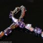 PINK FIRE OPAL AMETHYST 925 STERLING SILVER BRACELET B3