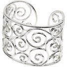 Sterling Silver and Diamond Bracelet