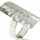 Hammered Shield Ring