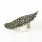 Sexy Elongated Marcasite Ring