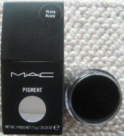 MAC COSMETICS PIGMENT 1/4 SAMPLE BLACK BLACK PRO