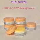 6 pcs x THAI WHITE POPULAR Papaya Skin Whitening Acne Dark Spots Blemishes Cream 4g