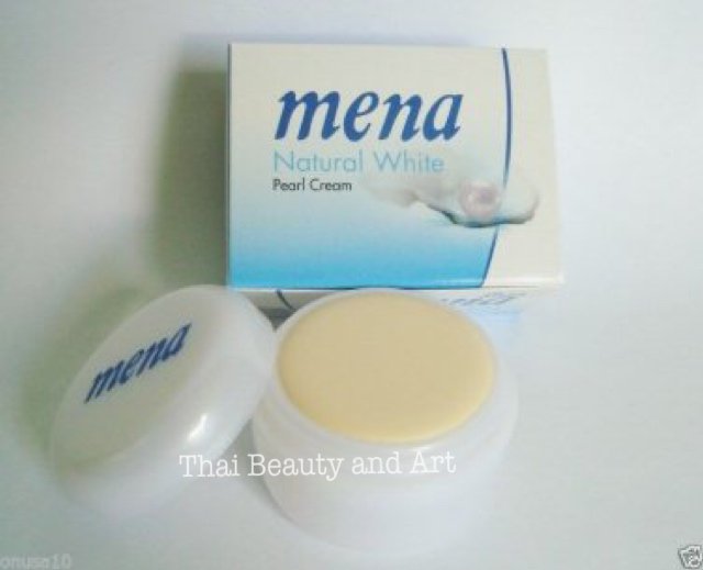 24 PCS of Mena Natural Whitening Dark Spot Freckle Pearl Cream with Vitamin E 3g./0.1oz.