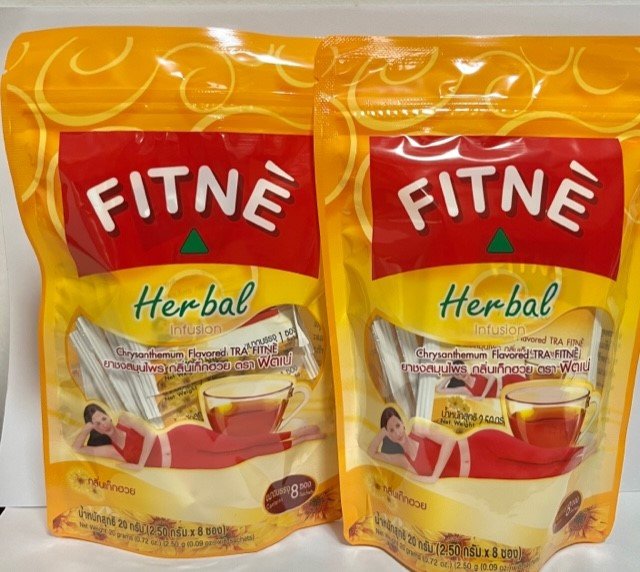 2 PCS of FITNE Chrysanthemum Flavored Herbal Tea Diet Weight loss ...