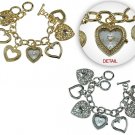 Beautiful Heart Charm Bracelet Watch♥