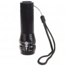Flood-to-Throw Zooming Glass Optics Cree P4-WC 3-Mode LED Flashlight (3*AAA)