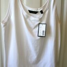 Investments Petite White Tank NWT Large Petite