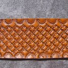 Stamped Star Basketweave Bracelet