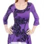 Fashion Purple-Black Top