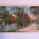 Along Birch Road Lake Assawampsett Middleboro MA card