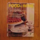 Food & Wine magazine April 1998 Spring menus Easter