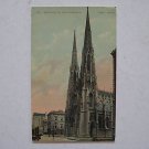 antique "St. Patrick's Cathedral" NYC color postcard