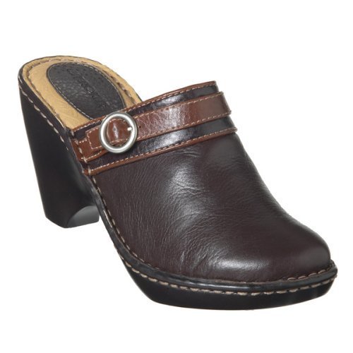 CLEARANCE - 70% OFF - Cherokee® Betsie Wedge Clogs - Brown - Size 7½