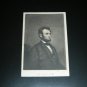 Antique Old Abraham Abe Lincoln American President Etching Trading Card