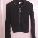 A|X Zip-up Sweater with Cable-Knit Detail