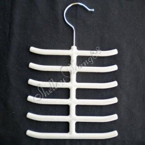 Grey Tie Hanger Rack Organizer Hold Up to 12 Ties YL001-1