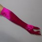 16" Pink Bridal Satin Gloves for Wedding Opera Prom Dress Suit Party Evening A0626-8