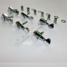 Locking Tuners, Fits Fender,6 inline, Chrome, NEW!(6R) 10214