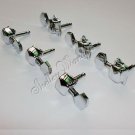 6 Quality Chrome Half Closed Guitar Machine head Tuning (3L + 3R) 10230