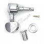 Chrome Guitar Deluxe Tuning Pegs Machine Heads Set 6 Replacement for Grover 3R3L A0234