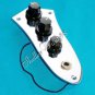 PREWIRED JAZZ BASS CONTROL PLATE ASSEMBLY KNOBS POTS Fit Fender A0156